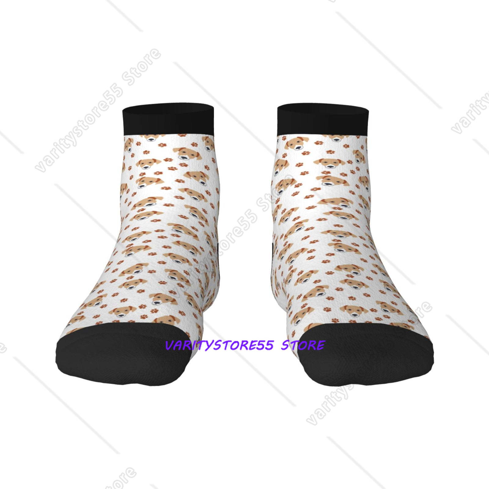 Athletic Sock Cushion - Labrador Retriever Köpek Desenli Ekip Çorapları