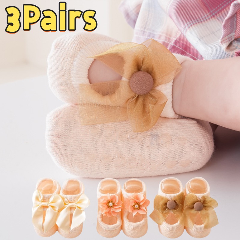 Ankle Sock Low Cut - 3 Çift Bebek Bilek Çorabı Çocuk
