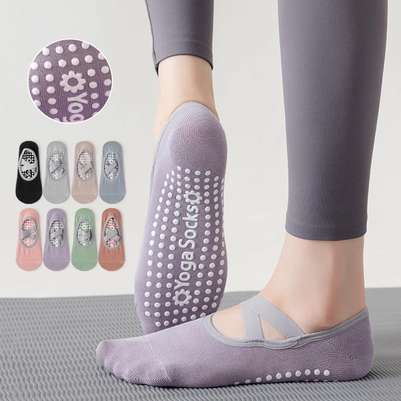Grip Sock Yoga - Nefes Havlu Alt Yoga Çorap Kadın