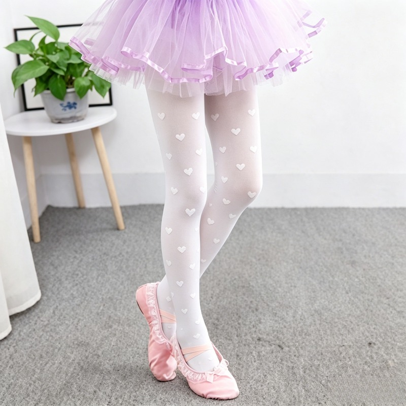 Tights Pantyhose Sheer - Bale 10D Kalp Fiyonk Dekorlu Yazlık