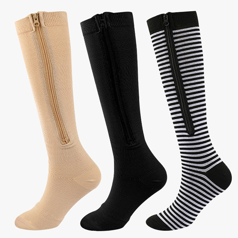 Compression Sock Medical - 1 çift tıbbi fermuar varis çorabı