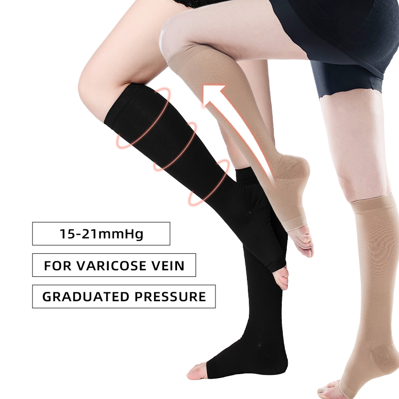 Compression Sleeve Calf - S-5XL 2 adet/çift tıbbi sıkıştırma buzağı