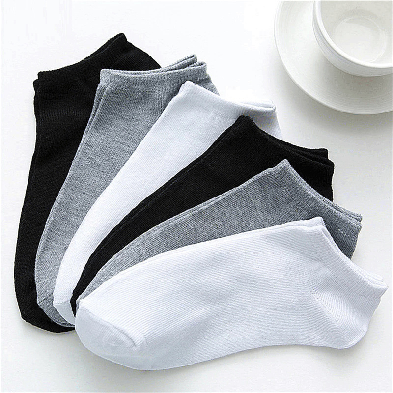 10 Çift Toplu Siyah & Beyaz Gö - Ankle Sock Low Cut incelemesi ve fiyatı