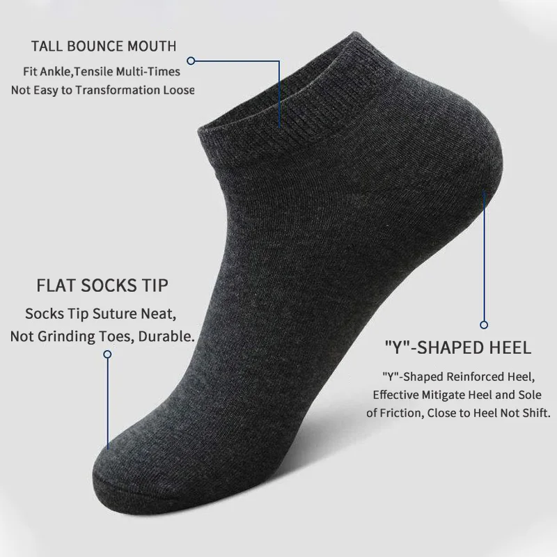 5 Çift Unisex Günlük Düz Renk  - Ankle Sock Low Cut incelemesi ve fiyatı