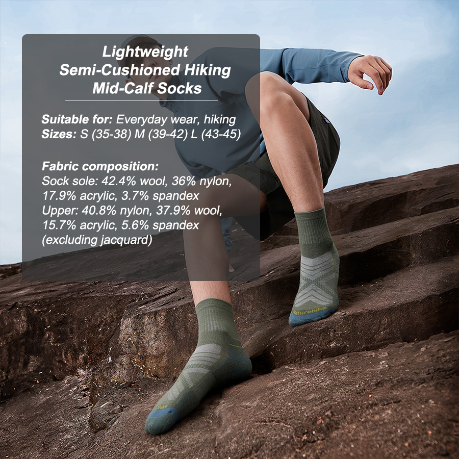 Naturehike Spor Çorapları Erke - Wool Hiking Sock incelemesi ve fiyatı