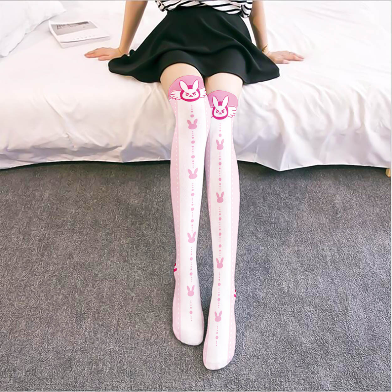 Oyun OW D.Va Karikatür Baskılı - Silk Sock Bamboo incelemesi ve fiyatı