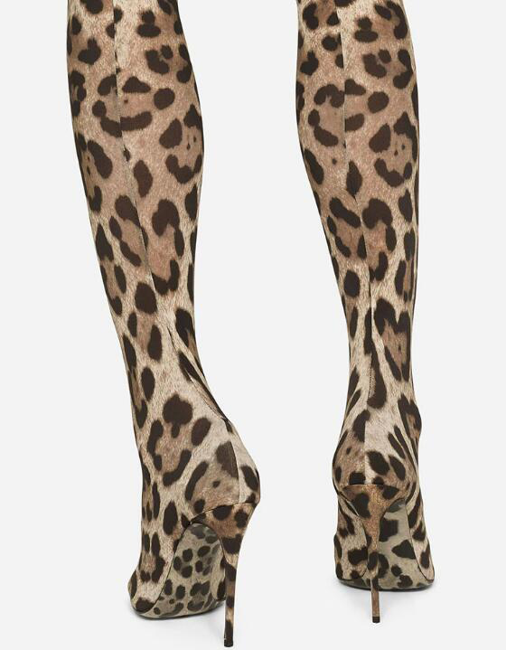 Seksi Leopar Desenli Diz Üstü  - Knee High Sock Women incelemesi ve fiyatı