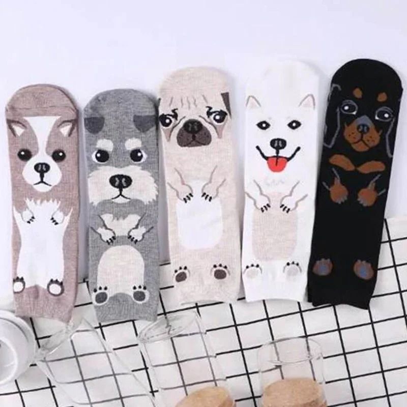 5 çift/paket komik karikatür k - Cotton Crew Sock Pack incelemesi ve fiyatı