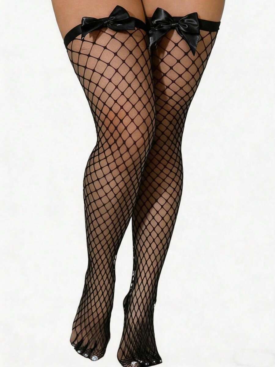 Fiyonklu Dekorlu File Çoraplar - Knee High Sock Women incelemesi ve fiyatı